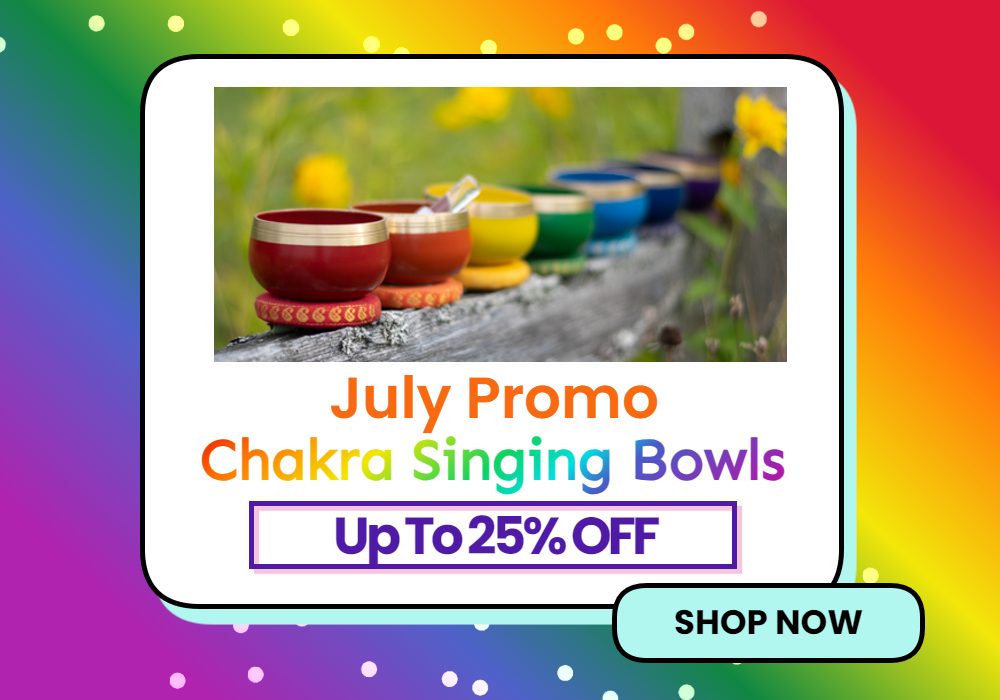 Chakra singing bowls